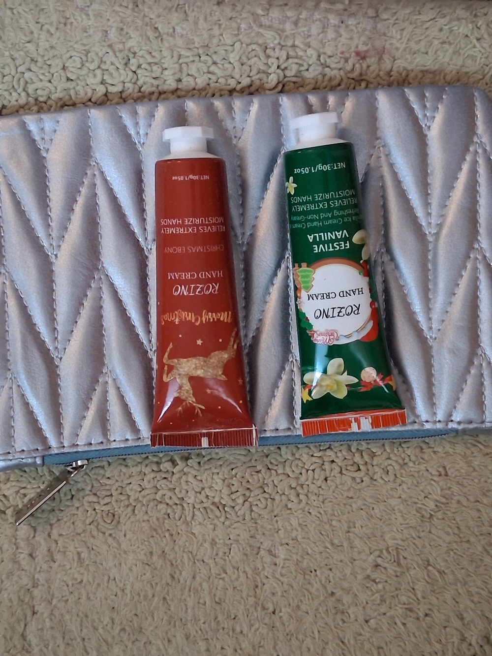 ipsy Red and Green Holiday Hand Cream Tubes - Picture 1 of 1
